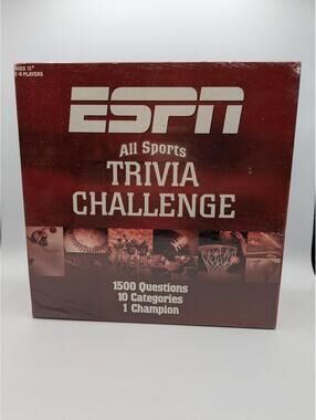 ESPN All Sports Trivia Challenge Game 2005, Vintage, New in Shrink Wrap